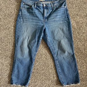 Madewell High-Rise Slim Boyjean
